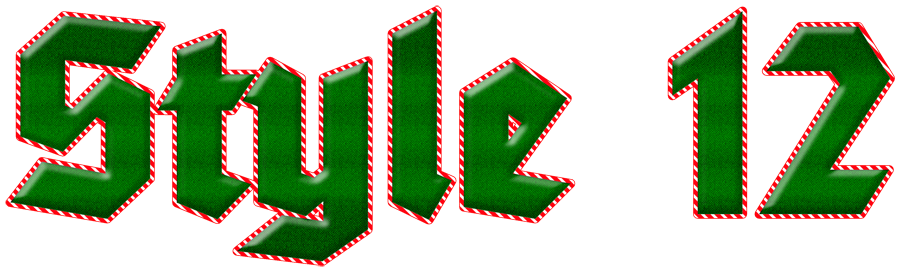 Christmas 3D Graphic Text v12