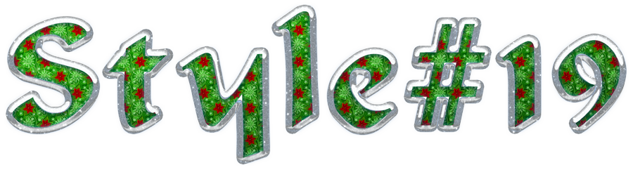 Christmas 3D Graphic Text v19