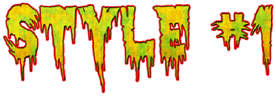 Halloween 3D Graphic Text v01